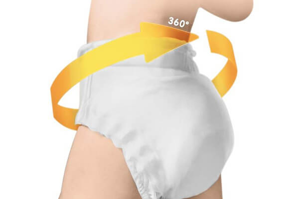 360° spandex waistband