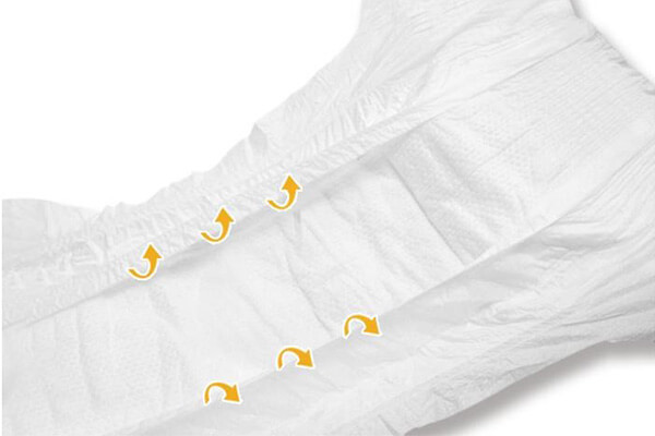 Out-folded leg cuffs
